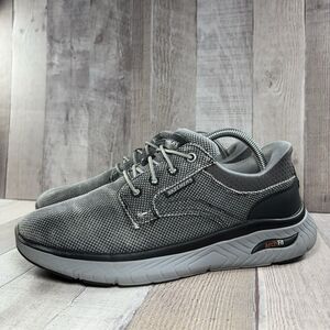 Skechers Hands Free Slip Ins Men's Size 9 Arch Fit Crosser Ruger Sneakers Black